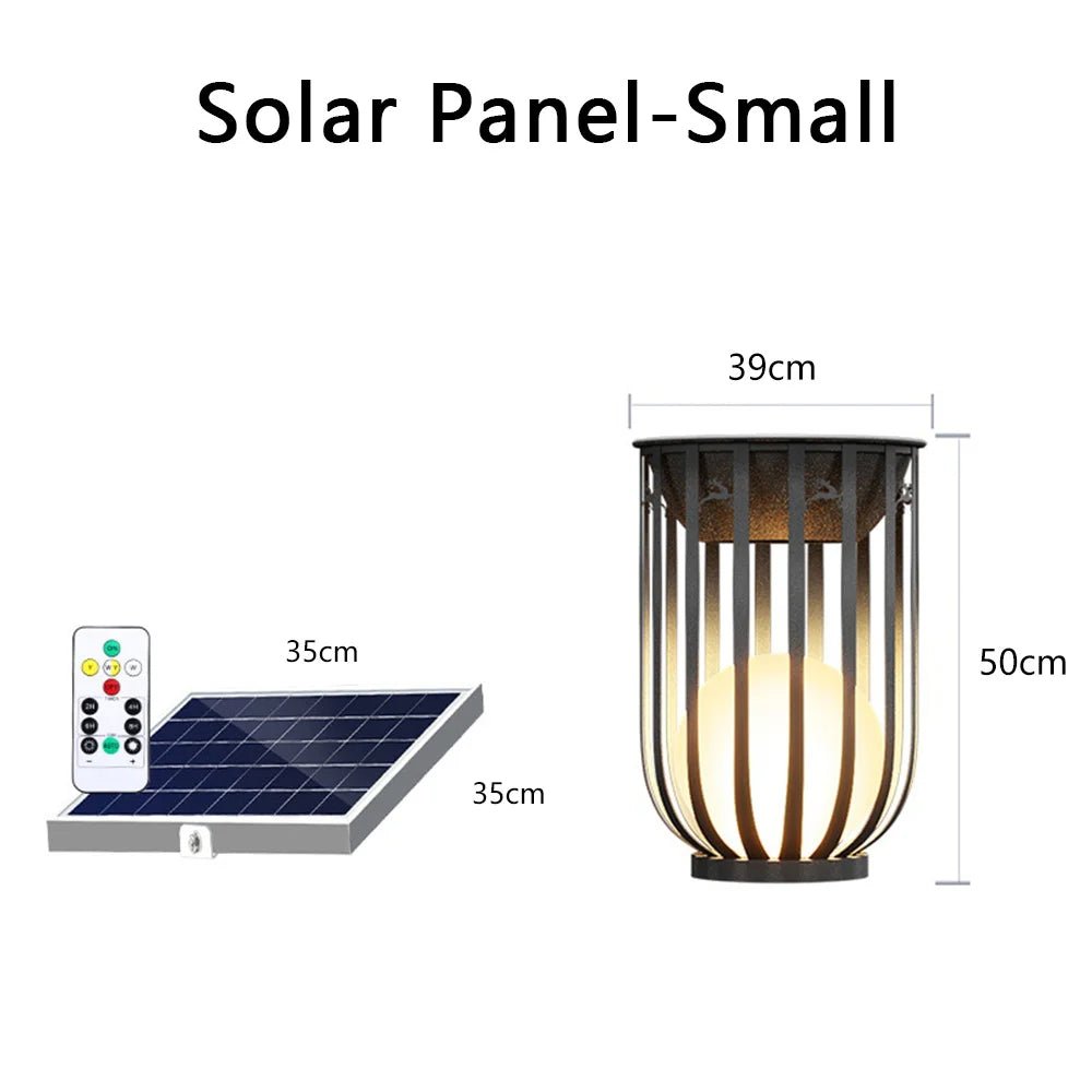 Solar Lawn Lamp Outdoor Patio Light - Hans Lumiere