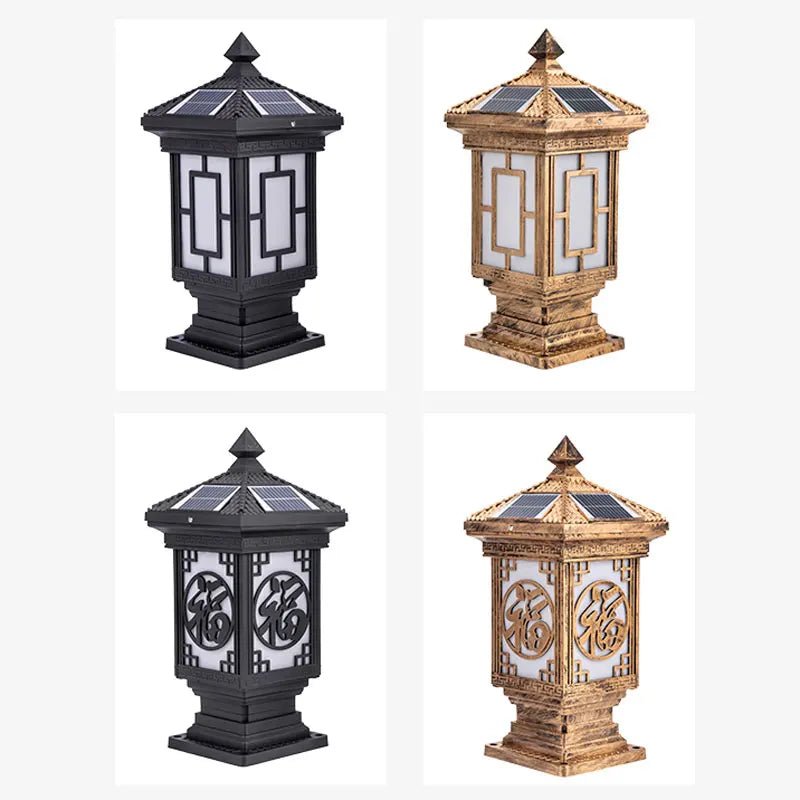 Solar LED Outdoor Garden Decoration Column Lamp - Hans Lumiere