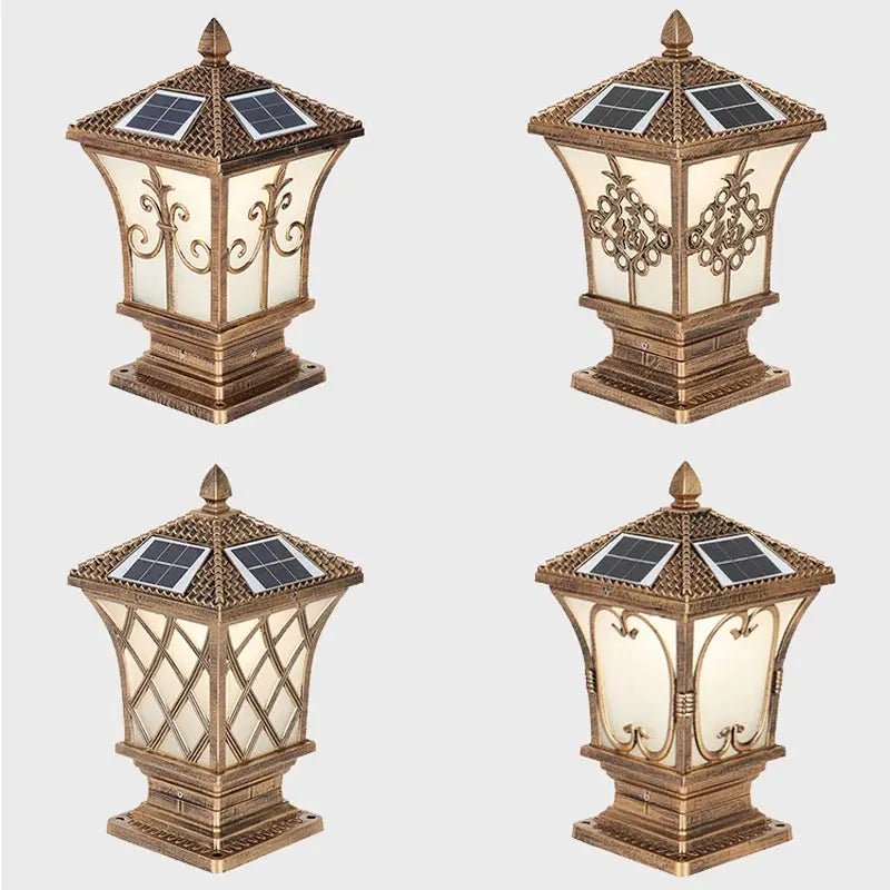 Solar LED Outdoor Garden Decoration Column Lamp - Hans Lumiere