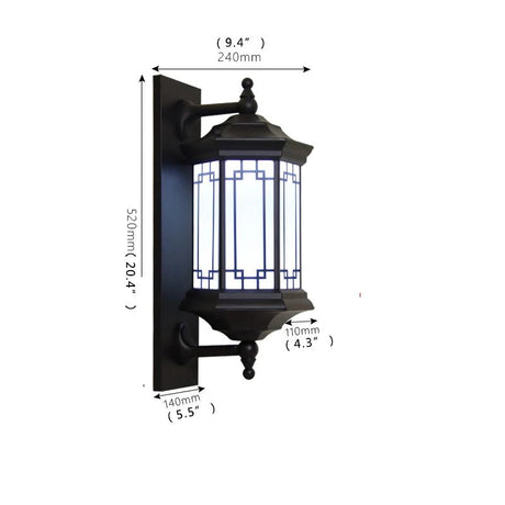 Solar LED Wall Contemporary Outdoor Sconce Light - Hans Lumiere