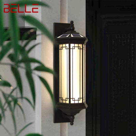Solar LED Wall Contemporary Outdoor Sconce Light - Hans Lumiere