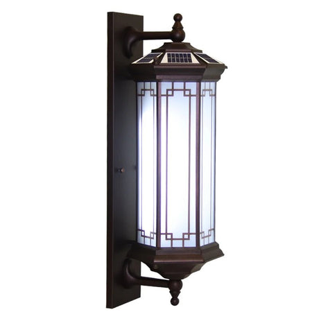 Solar LED Wall Contemporary Outdoor Sconce Light - Hans Lumiere