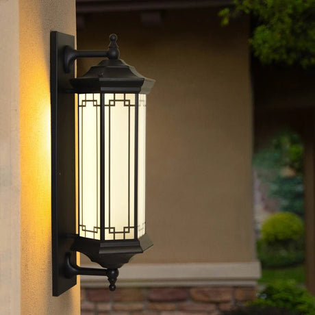 Solar LED Wall Contemporary Outdoor Sconce Light - Hans Lumiere