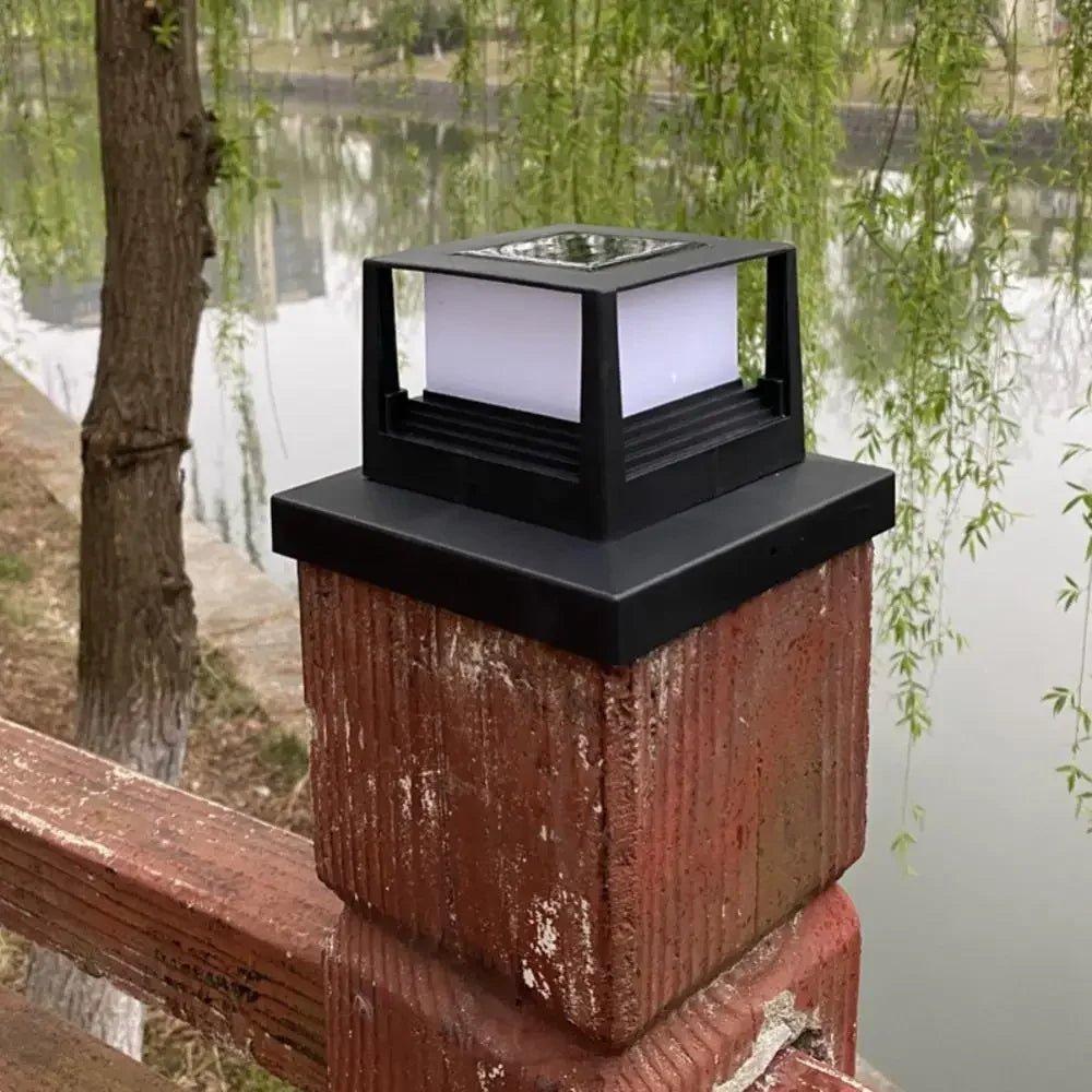 Solar Light Outdoor Waterproof Post Villa Column Lamp - Hans Lumiere