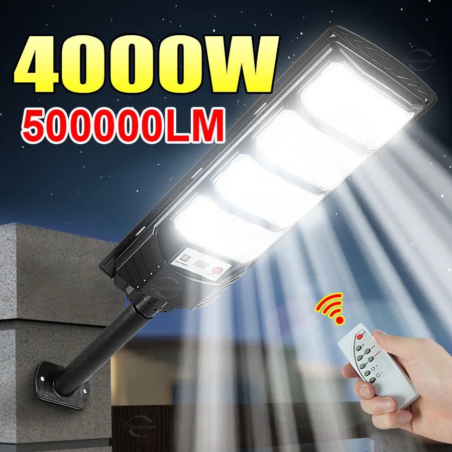 Solar Motion Sensor LED Outdoor Wall & Street Light - Hans Lumiere