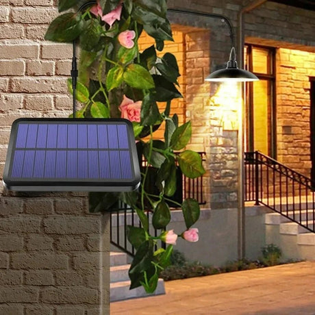 Solar Outdoor Waterproof Double - head Chandelier With Remote Control - Hans Lumiere
