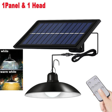Solar Outdoor Waterproof Double - head Chandelier With Remote Control - Hans Lumiere
