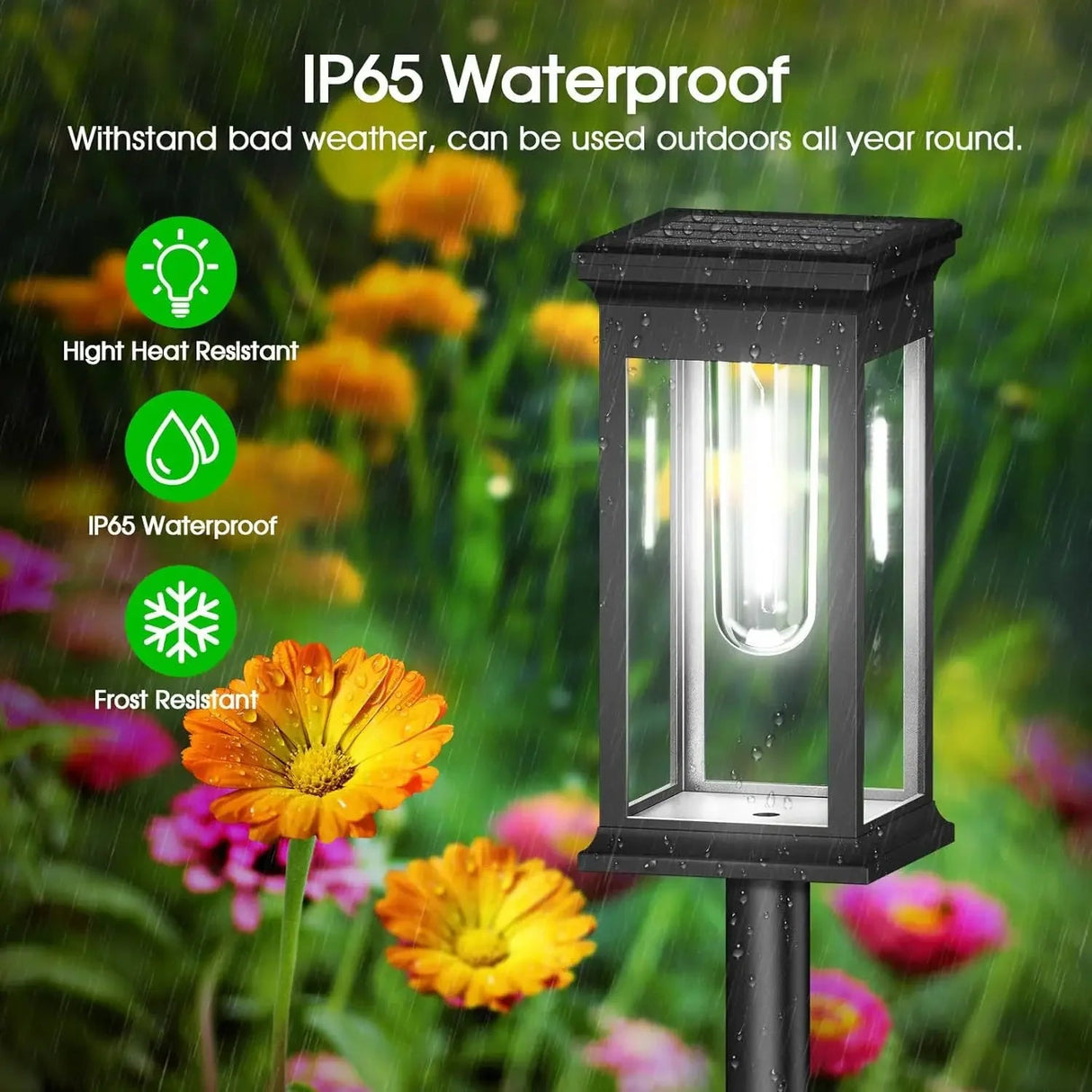Solar Pathway Lights – Waterproof LED Landscape Lamps for Walkways - Hans Lumiere