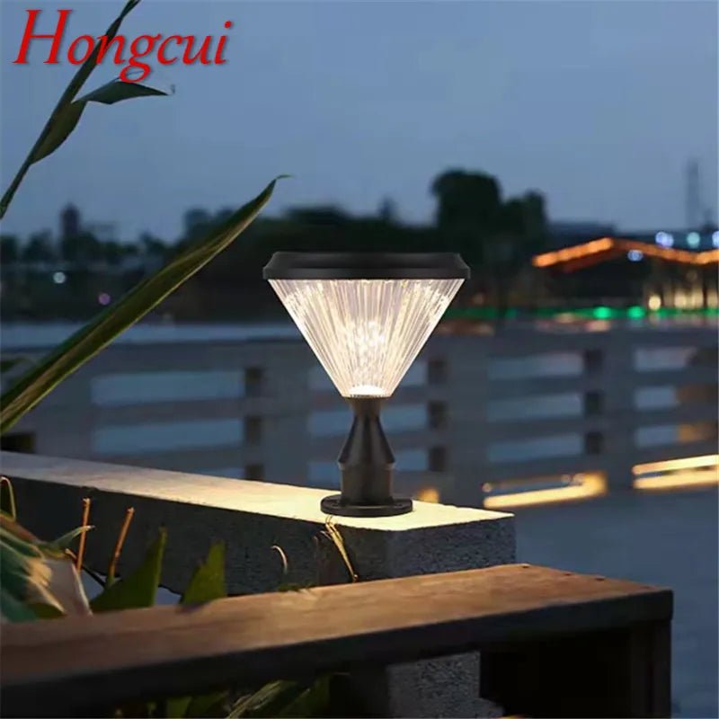Solar Post Lamp Creative Outdoor Gate Lighting - Hans Lumiere