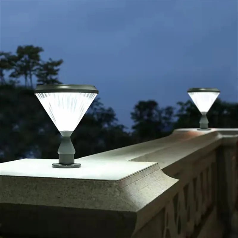 Solar Post Lamp Creative Outdoor Gate Lighting - Hans Lumiere