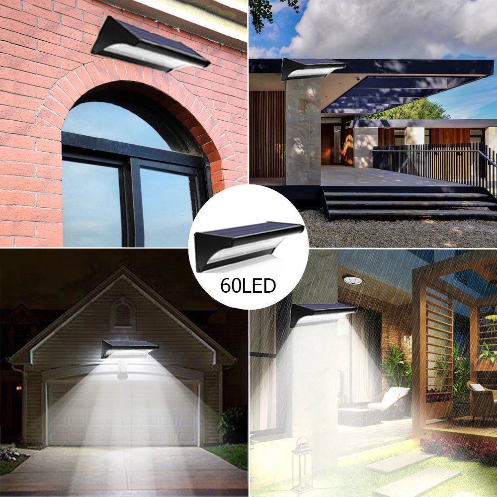 Solar Radar Sensor Wall Light – Aluminum LED, 24/48/60 LED - Hans Lumiere
