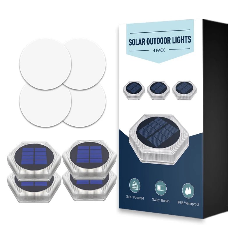 Solar Step Lights - Waterproof LED Deck and Stair Lighting - Hans Lumiere