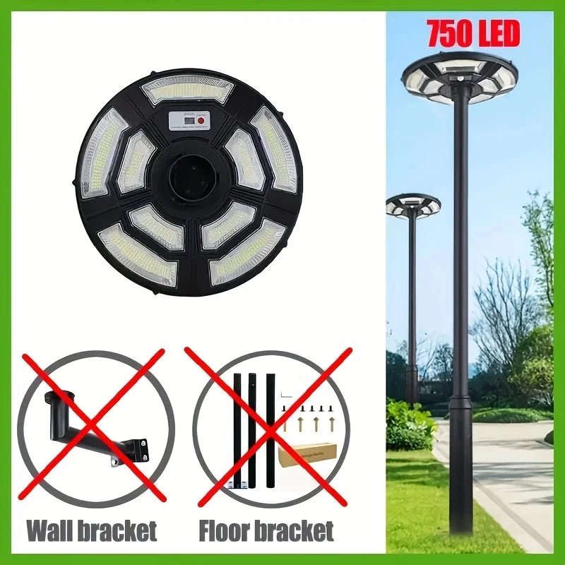 Solar UFO Yard Light – Waterproof LED Courtyard Light with Motion Sensor - Hans Lumiere
