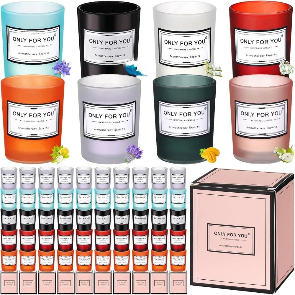 Soy Wax Aromatherapy 48 Pcs Scented Candles - Hans Lumiere