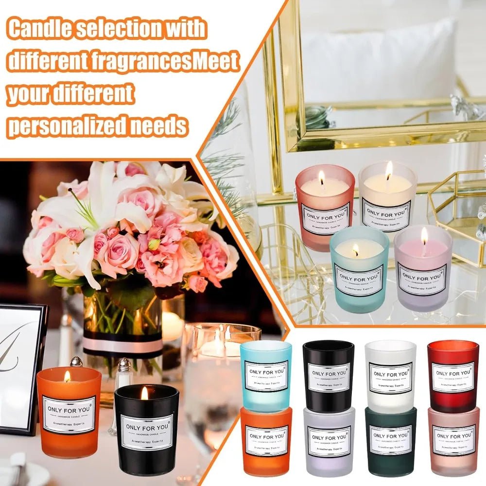 Soy Wax Aromatherapy 48 Pcs Scented Candles - Hans Lumiere