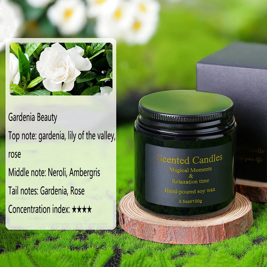 Soy Wax Handmade Smokeless Aromatherapy Candles - Hans Lumiere