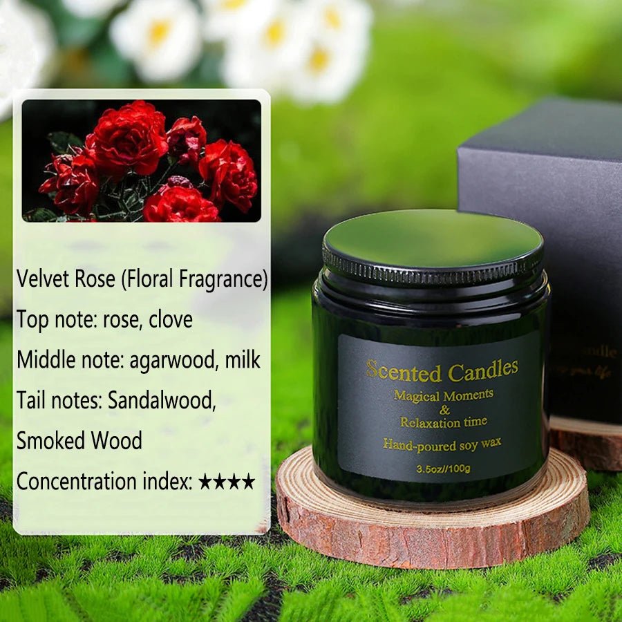 Soy Wax Handmade Smokeless Aromatherapy Candles - Hans Lumiere