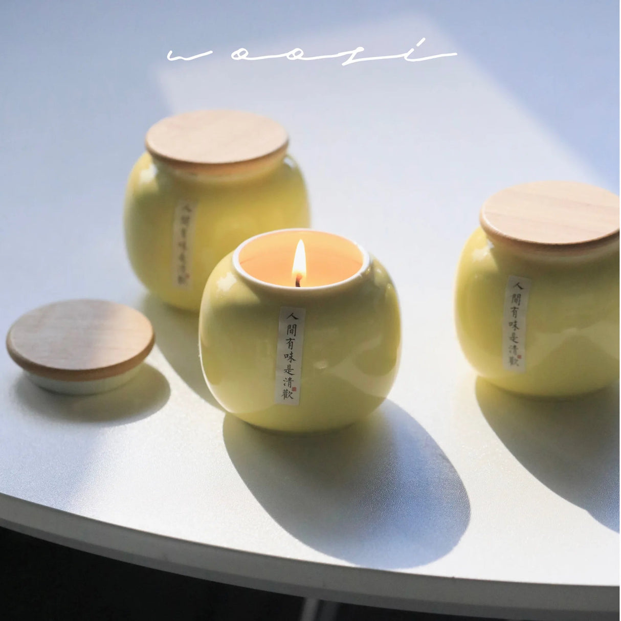 Soybean Wax High Quality Ceramic Scented Candle - Hans Lumiere