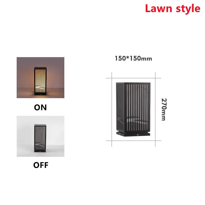 Stainless Steel Outdoor Waterproof Lawn Light - Hans Lumiere