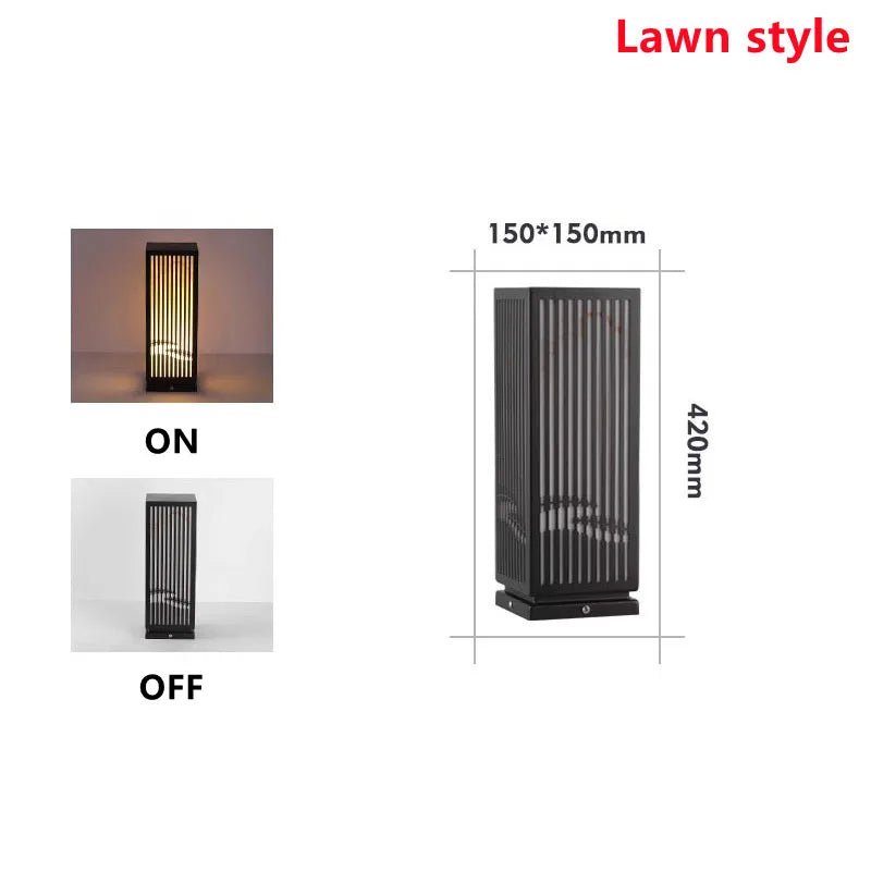 Stainless Steel Outdoor Waterproof Lawn Light - Hans Lumiere