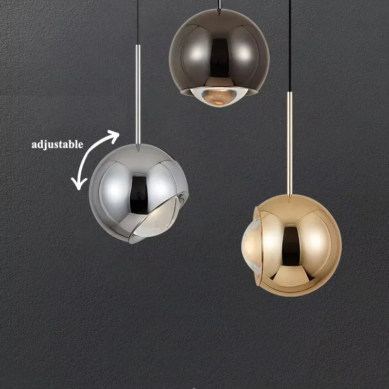 Stretchable Hanging LED Pendant Light With Touchable Control - Hans Lumiere