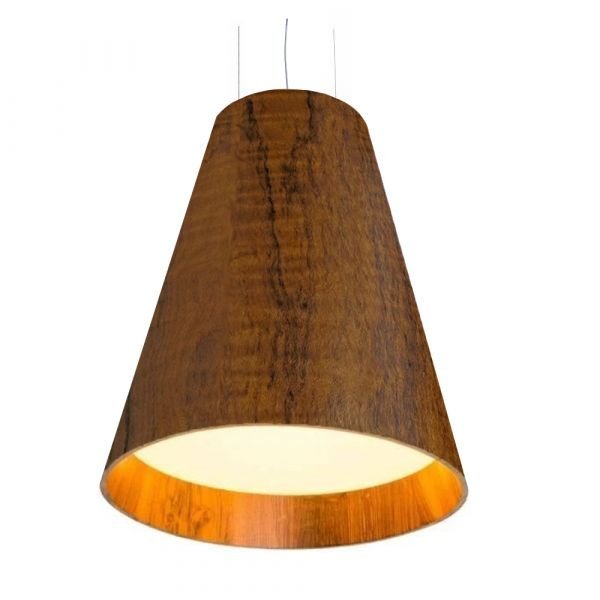Stylish Wood Conical Pendant Light - Hans Lumiere