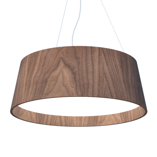 Stylish Wooden Conical Pendant Light Designed In Brazil - Hans Lumiere