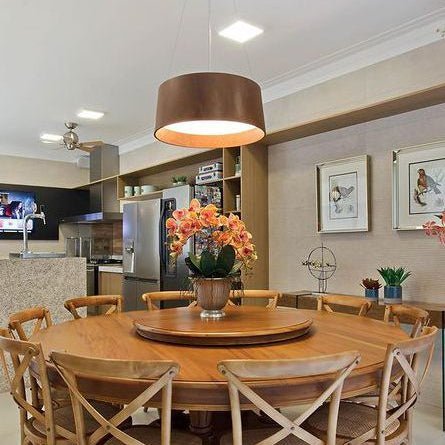 Stylish Wooden Conical Pendant Light Designed In Brazil - Hans Lumiere