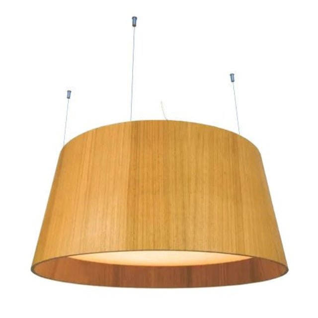 Stylish Wooden Conical Pendant Light Designed In Brazil - Hans Lumiere