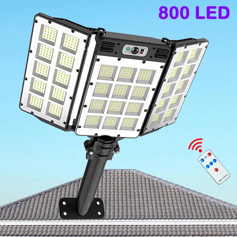 Super Bright Outdoor Waterproof Solar Street Lamp With Motion Sensor - Hans Lumiere