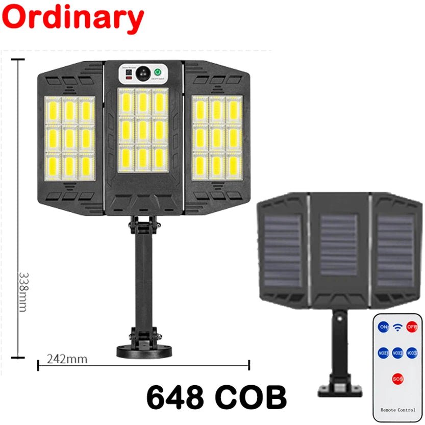 Super Bright Outdoor Waterproof Solar Street Lamp With Motion Sensor - Hans Lumiere