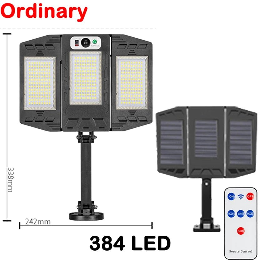 Super Bright Outdoor Waterproof Solar Street Lamp With Motion Sensor - Hans Lumiere