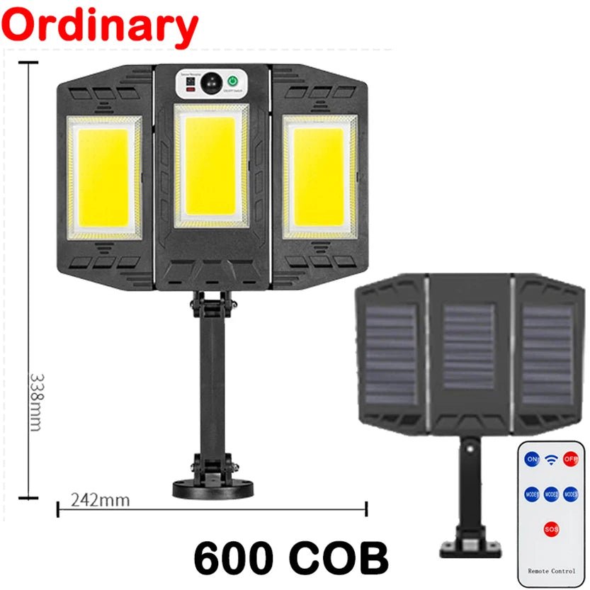 Super Bright Outdoor Waterproof Solar Street Lamp With Motion Sensor - Hans Lumiere