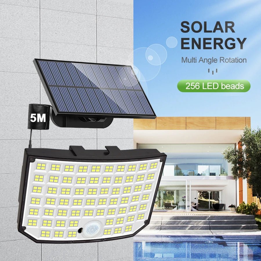 Super Bright Waterproof LED Solar Light With Motion Sensor - Hans Lumiere