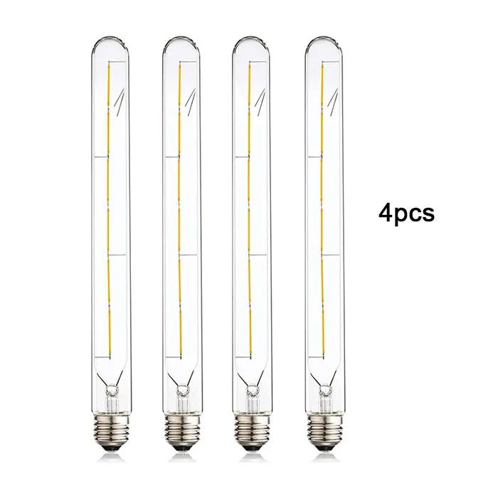 T30 Long Tube Edison LED Filament Bulb 30cm 6W, E26 E27, 2700K 4000K 6000K - Hans Lumiere