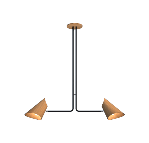 The Modern Elegance Wooden Pendant - Hans Lumiere