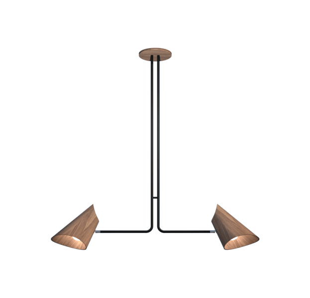 The Modern Elegance Wooden Pendant - Hans Lumiere