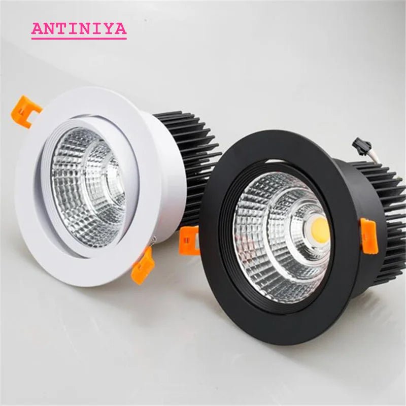 Tricolor Changeable Anti Glare Recessed LED Downlights - Hans Lumiere