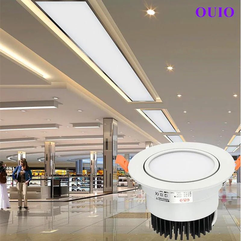 Tricolor Changeable Anti Glare Recessed LED Downlights - Hans Lumiere