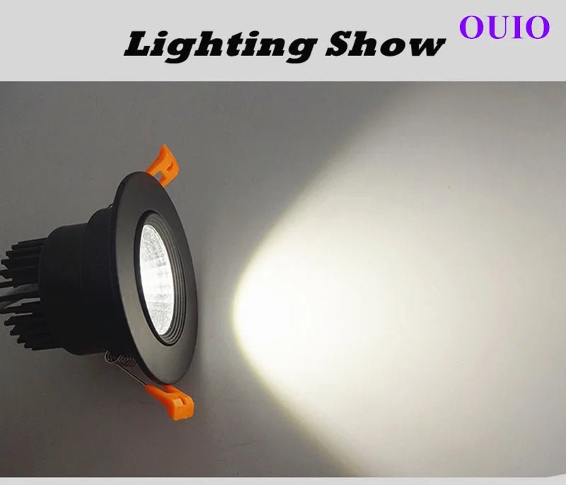 Tricolor Changeable Anti Glare Recessed LED Downlights - Hans Lumiere