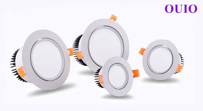 Tricolor Changeable Anti Glare Recessed LED Downlights - Hans Lumiere