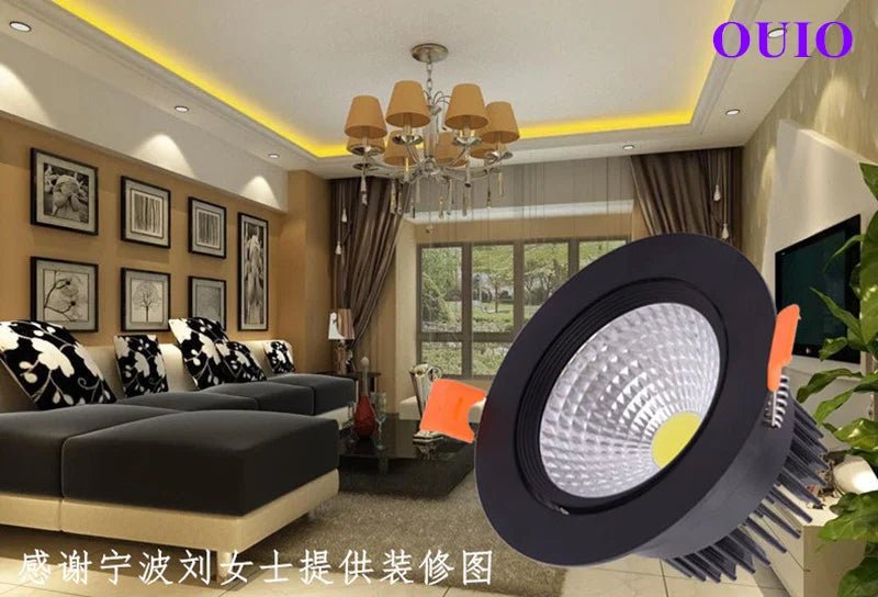 Tricolor Changeable Anti Glare Recessed LED Downlights - Hans Lumiere