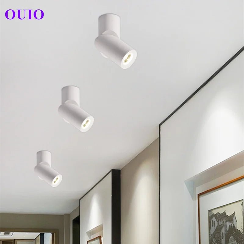 Tricolor Surface Mounted Anti Glare LED Downlight - Hans Lumiere