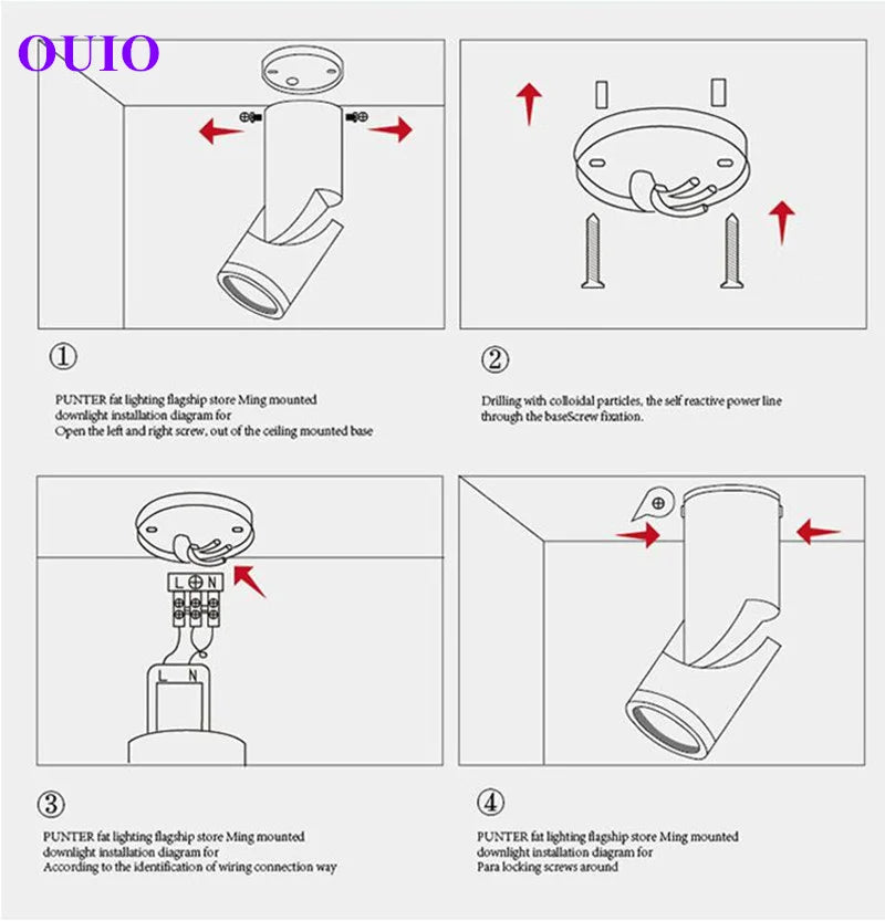 Tricolor Surface Mounted Anti Glare LED Downlight - Hans Lumiere