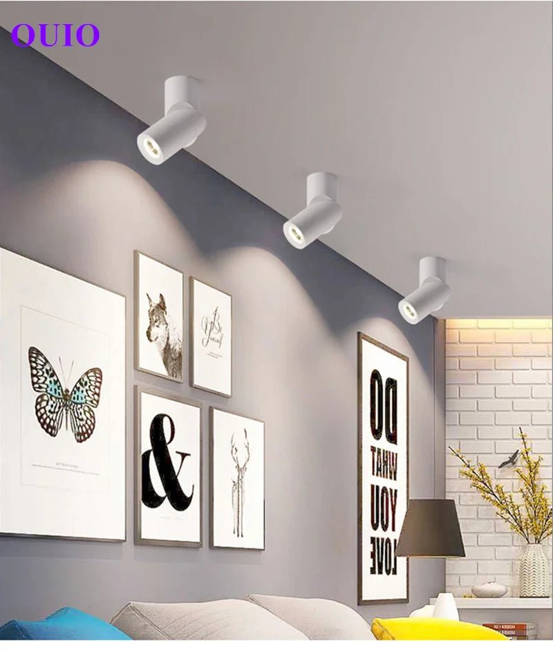 Tricolor Surface Mounted Anti Glare LED Downlight - Hans Lumiere