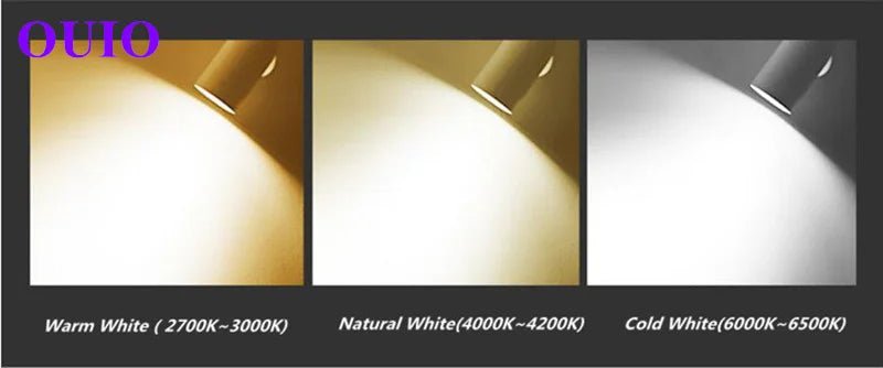 Tricolor Surface Mounted Anti Glare LED Downlight - Hans Lumiere