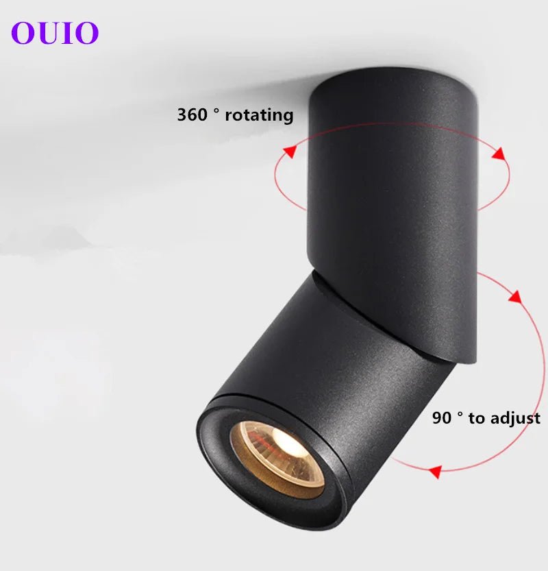 Tricolor Surface Mounted Anti Glare LED Downlight - Hans Lumiere