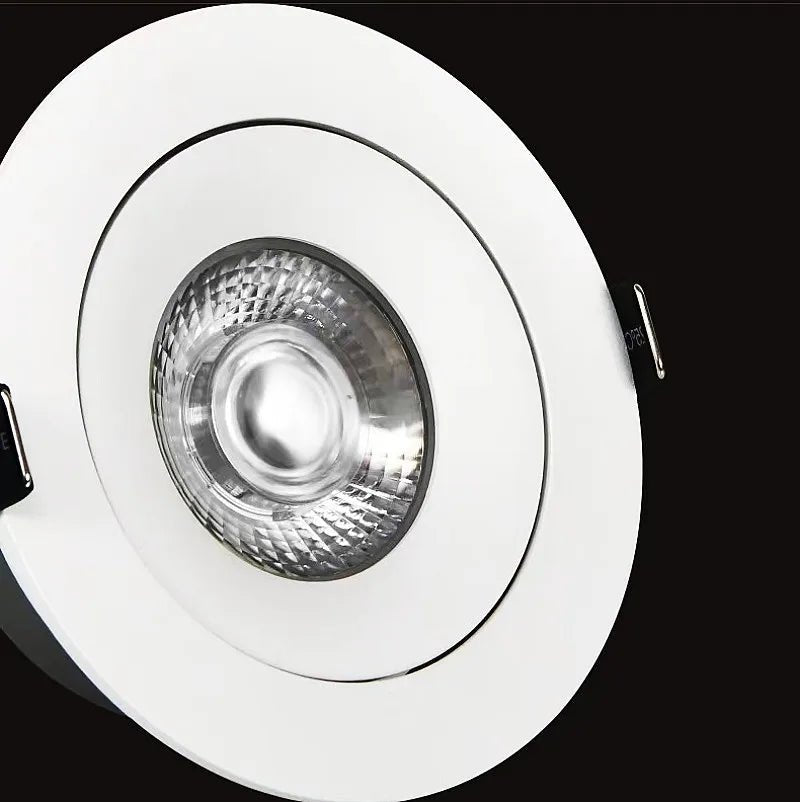 Tricolor Ultra - thin Embedded LED Ceiling Lamp Spotlight - Hans Lumiere