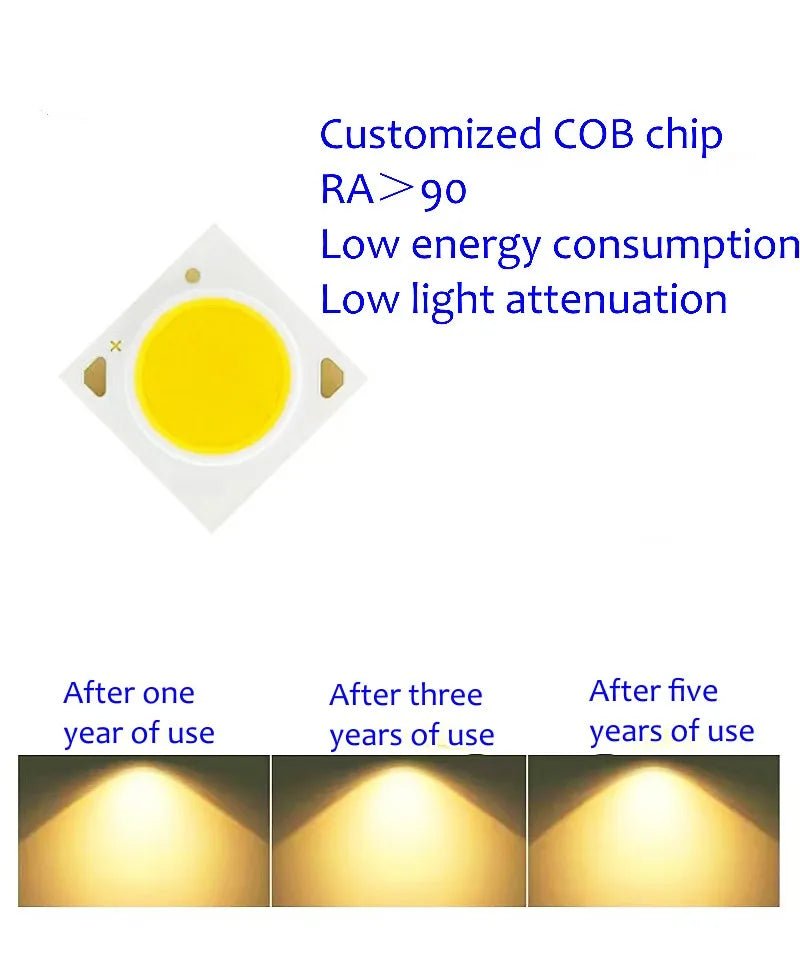 Tricolor Ultra - thin Embedded LED Ceiling Lamp Spotlight - Hans Lumiere