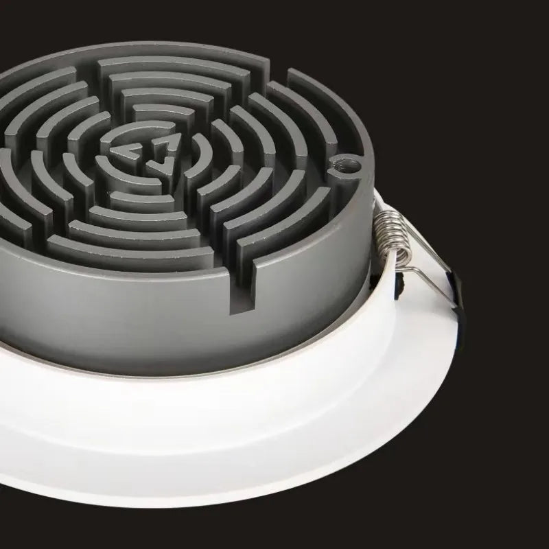 Tricolor Ultra - thin Embedded LED Ceiling Lamp Spotlight - Hans Lumiere